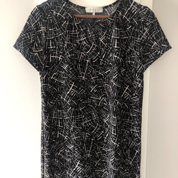 Wayf Black/white mini dress or long tunic - Picture 2 of 6